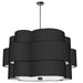 Dainolite Canada - Four Light Chandelier - Phlox - Black- Union Lighting Luminaires Decor