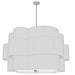 Dainolite Canada - Four Light Chandelier - Phlox - White- Union Lighting Luminaires Decor