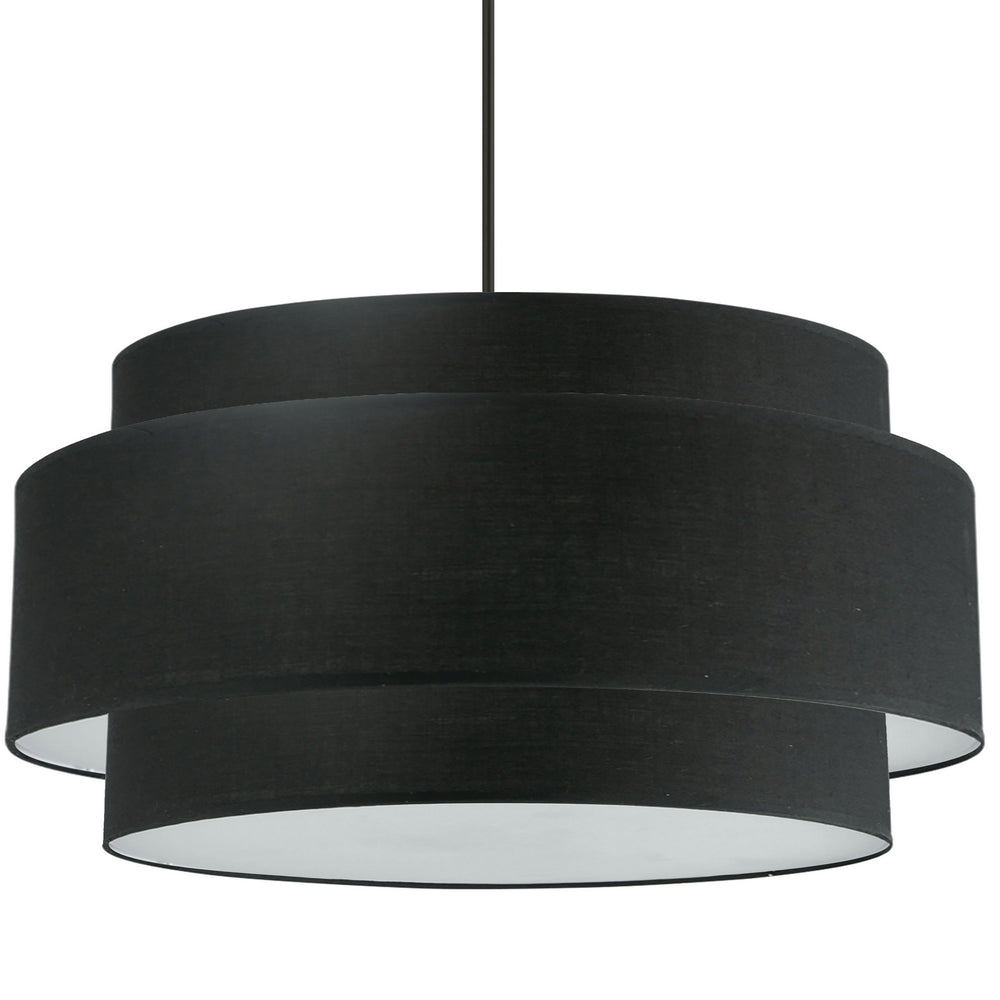 Dainolite Canada - Four Light Chandelier - Priya - Black- Union Lighting Luminaires Decor