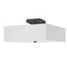 Dainolite Canada - Three Light Semi-Flush Mount - Seren - White- Union Lighting Luminaires Decor