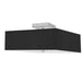 Dainolite Canada - Three Light Semi-Flush Mount - Seren - Black- Union Lighting Luminaires Decor
