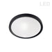 Dainolite Canada - LED Flush Mount - Frida - Black- Union Lighting Luminaires Decor