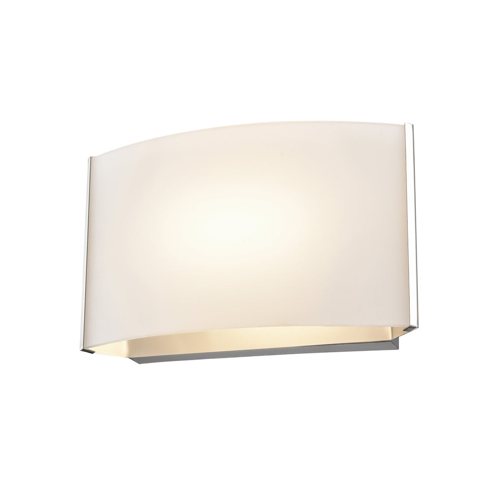 DVI Canada - LED Wall Sconce - Vanguard Cct - Chrome w/Half Opal Glass- Union Lighting Luminaires Decor
