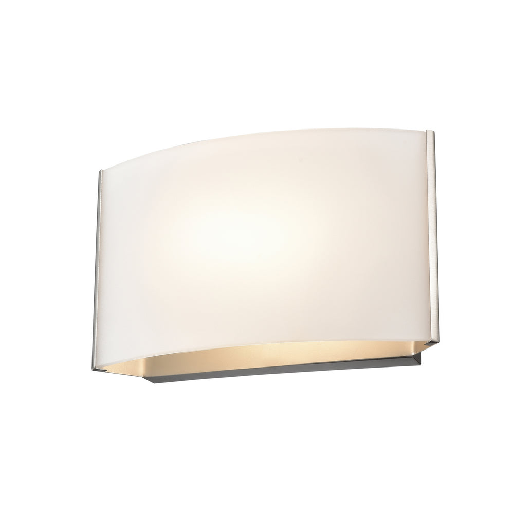 DVI Canada - LED Wall Sconce - Vanguard Cct - Satin Nickel w/Half Opal Glass- Union Lighting Luminaires Decor