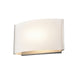 DVI Canada - LED Wall Sconce - Vanguard Cct - Satin Nickel w/Half Opal Glass- Union Lighting Luminaires Decor