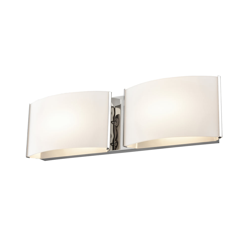 DVI Canada - LED Vanity - Vanguard Cct - Chrome w/Half Opal Glass- Union Lighting Luminaires Decor