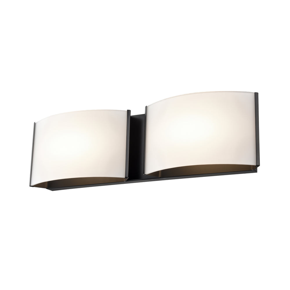 DVI Canada - LED Vanity - Vanguard Cct - Ebony w/Half Opal Glass- Union Lighting Luminaires Decor