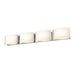 DVI Canada - LED Vanity - Vanguard Cct - Chrome w/Half Opal Glass- Union Lighting Luminaires Decor
