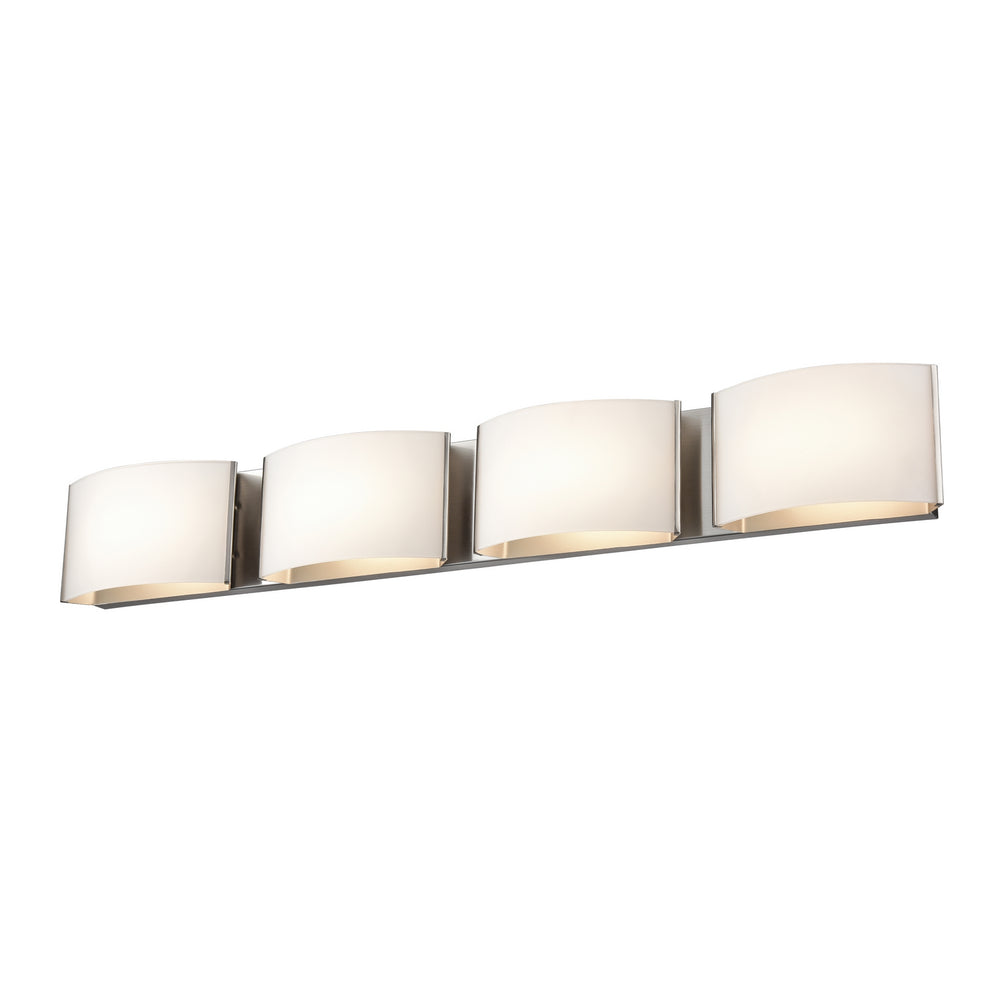 DVI Canada - LED Vanity - Vanguard Cct - Satin Nickel w/Half Opal Glass- Union Lighting Luminaires Decor