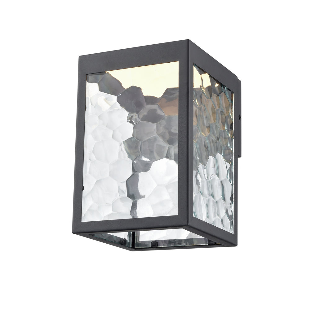DVI Canada - LED Wall Sconce - Bishop Led Outdoor - Black w/Honeycomb Glass- Union Lighting Luminaires Decor