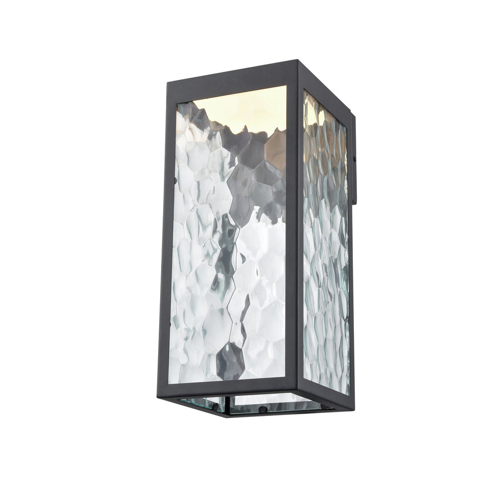 DVI Canada - LED Wall Sconce - Bishop Led Outdoor - Black w/Honeycomb Glass- Union Lighting Luminaires Decor