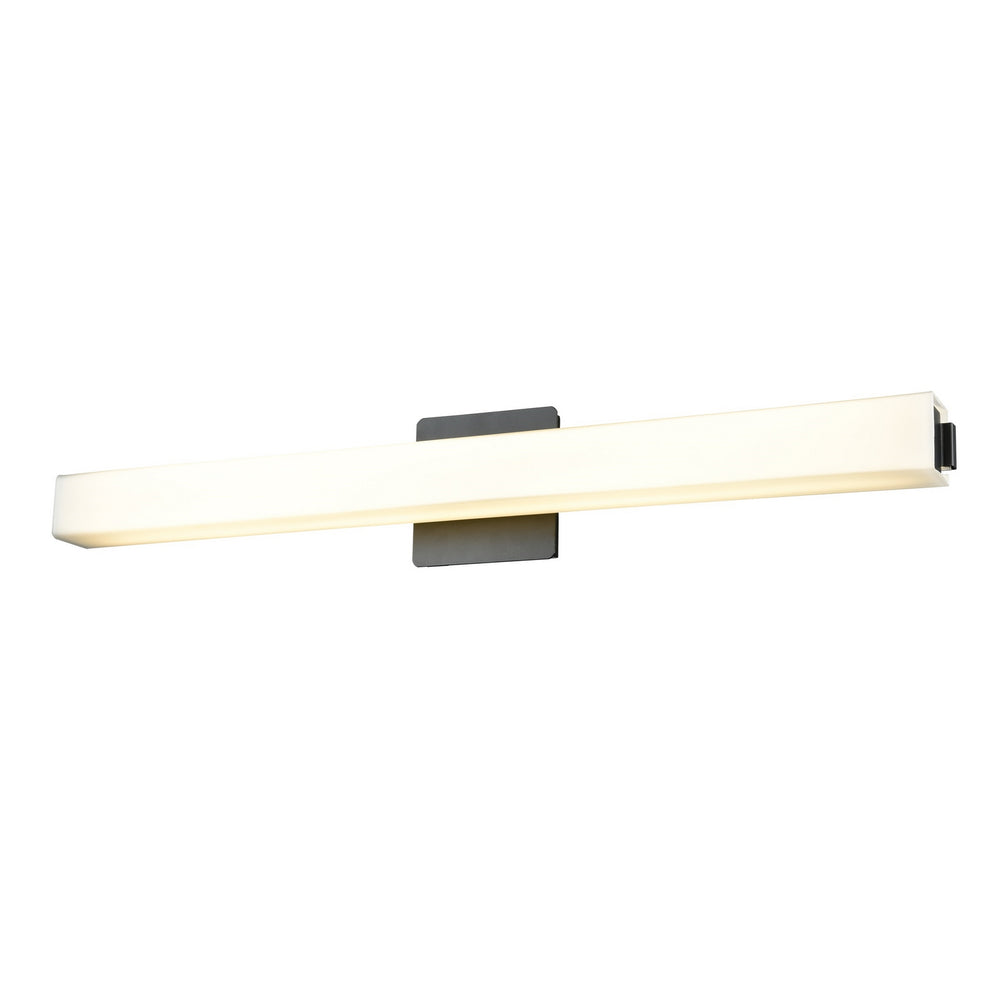 DVI Canada - LED Vanity - Venture Cct - Ebony w/Half Opal Glass- Union Lighting Luminaires Decor
