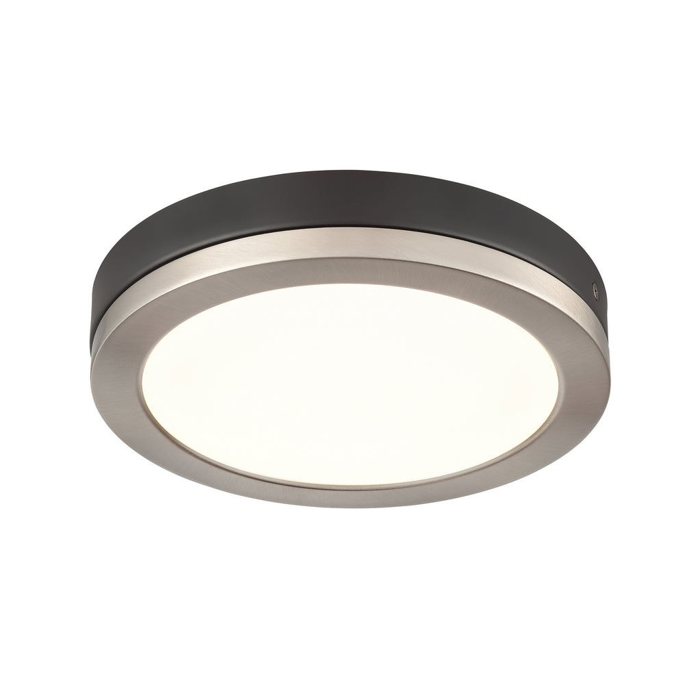 DVI Canada - LED Flush Mount - Temagami Cct - Satin Nickel And Graphite- Union Lighting Luminaires Decor