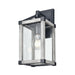 DVI Canada - One Light Wall Sconce - Nipigon Outdoor - Black And White Washed Grey w/Clear Glass- Union Lighting Luminaires Decor