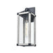 DVI Canada - One Light Wall Sconce - Nipigon Outdoor - Black And White Washed Grey w/Clear Glass- Union Lighting Luminaires Decor