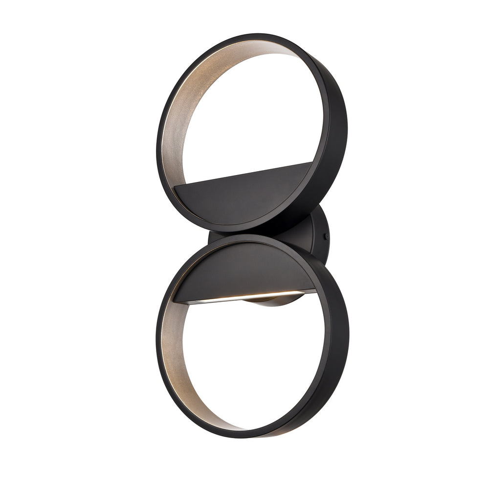 DVI Canada - LED Wall Sconce - Miranda Led Outdoor - Black And Stainless Steel- Union Lighting Luminaires Decor