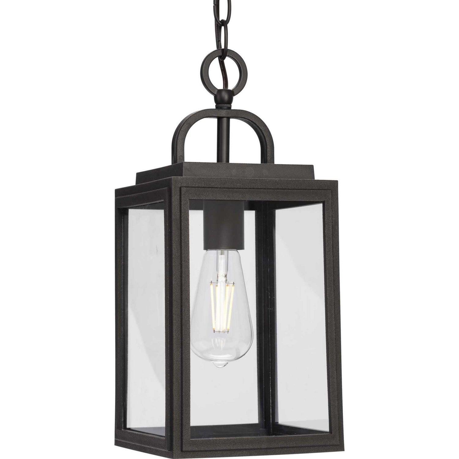 Progress Canada - One Light Outdoor Hanging Lantern - Grandbury - Antique Bronze- Union Lighting Luminaires Decor