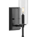 Progress Canada - One Light Bath Vanity - Elara - Matte Black- Union Lighting Luminaires Decor