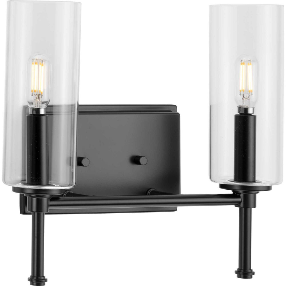 Progress Canada - Two Light Bath Vanity - Elara - Matte Black- Union Lighting Luminaires Decor