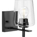 Progress Canada - One Light Bath Vanity - Calais - Matte Black- Union Lighting Luminaires Decor