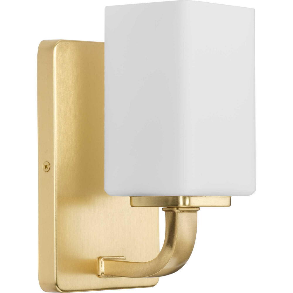 Progress Canada - One Light Bath Vanity - Cowan - Satin Brass- Union Lighting Luminaires Decor