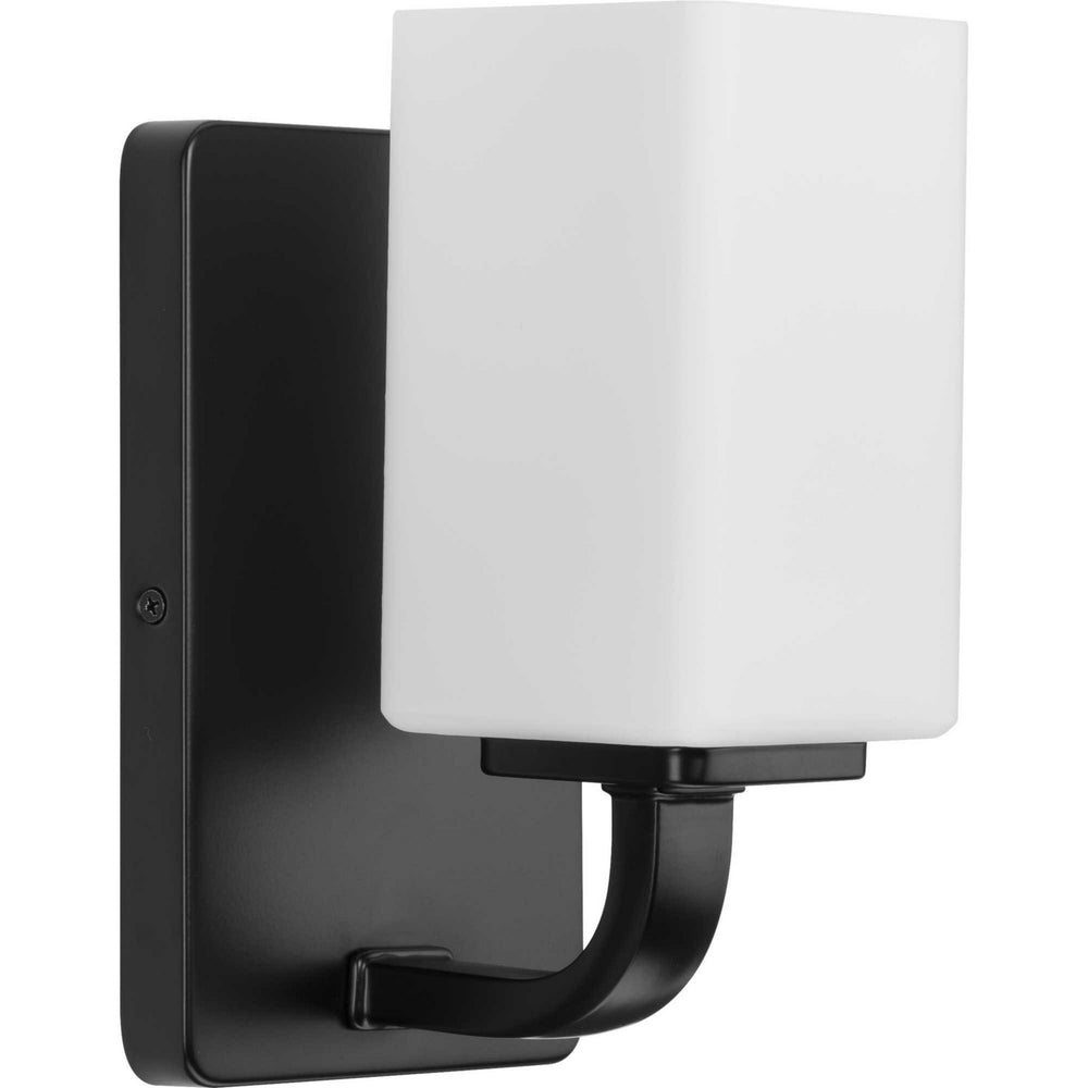 Progress Canada - One Light Bath Vanity - Cowan - Matte Black- Union Lighting Luminaires Decor