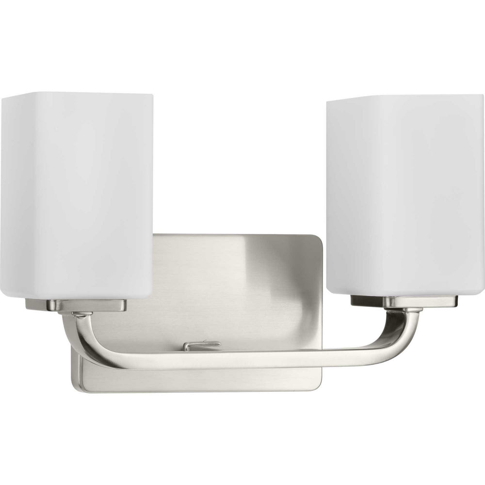 Progress Canada - Two Light Bath Vanity - Cowan - Brushed Nickel- Union Lighting Luminaires Decor