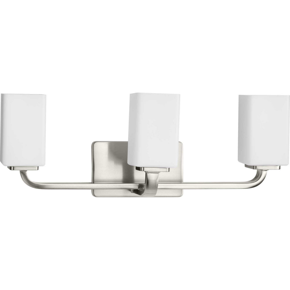 Progress Canada - Three Light Bath Vanity - Cowan - Brushed Nickel- Union Lighting Luminaires Decor