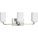 Progress Canada - Three Light Bath Vanity - Cowan - Brushed Nickel- Union Lighting Luminaires Decor