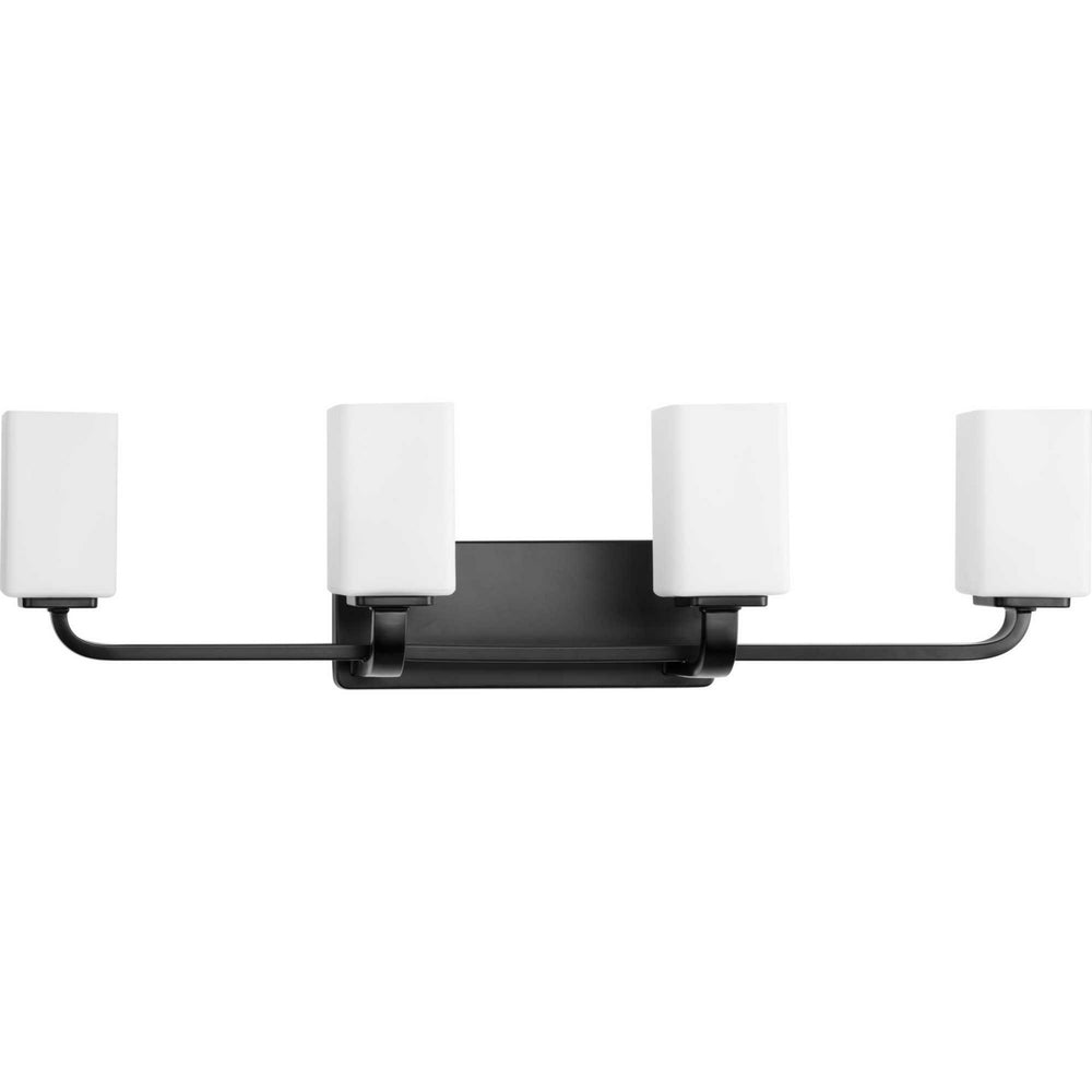 Progress Canada - Four Light Bath Vanity - Cowan - Matte Black- Union Lighting Luminaires Decor