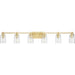 Progress Canada - Six Light Bath Vanity - Adley - Satin Brass- Union Lighting Luminaires Decor