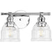 Progress Canada - Two Light Bath Vanity - Ambrose - Polished Chrome- Union Lighting Luminaires Decor