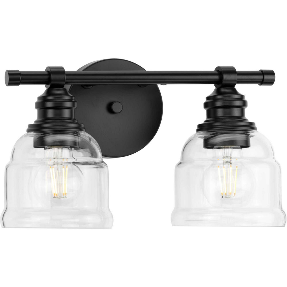 Progress Canada - Two Light Bath Vanity - Ambrose - Matte Black- Union Lighting Luminaires Decor