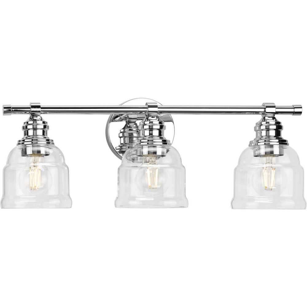 Progress Canada - Three Light Bath Vanity - Ambrose - Polished Chrome- Union Lighting Luminaires Decor