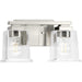 Progress Canada - Two Light Bath Vanity - Gilmour - Brushed Nickel- Union Lighting Luminaires Decor