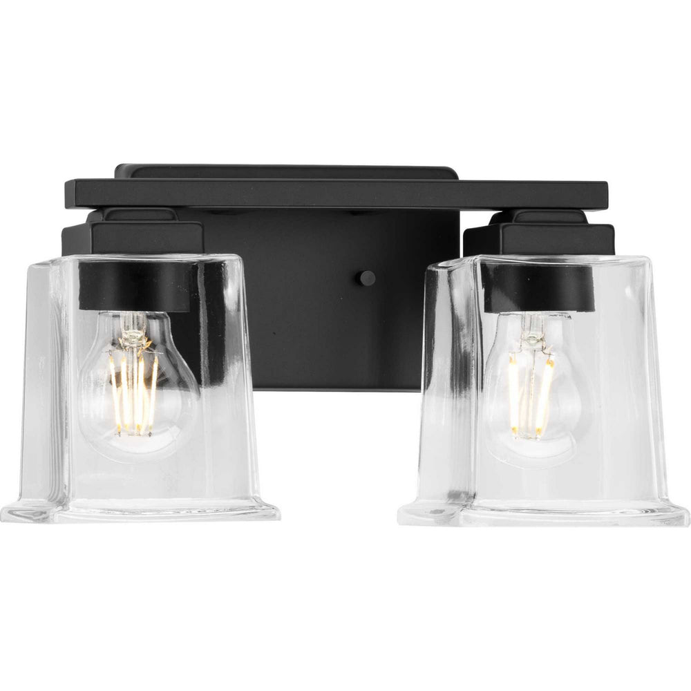 Progress Canada - Two Light Bath Vanity - Gilmour - Matte Black- Union Lighting Luminaires Decor