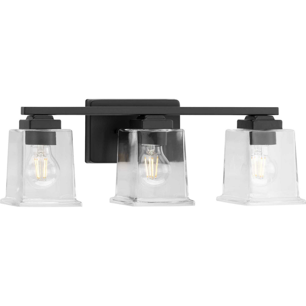 Progress Canada - Three Light Bath Vanity - Gilmour - Matte Black- Union Lighting Luminaires Decor