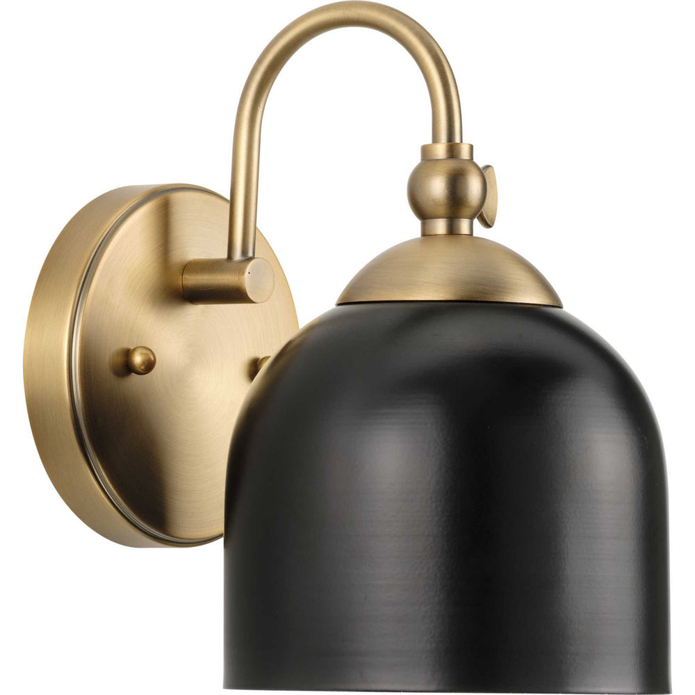Progress Canada - One Light Bath Vanity - Dalton - Vintage Brass- Union Lighting Luminaires Decor