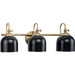 Progress Canada - Three Light Bath Vanity - Dalton - Vintage Brass- Union Lighting Luminaires Decor