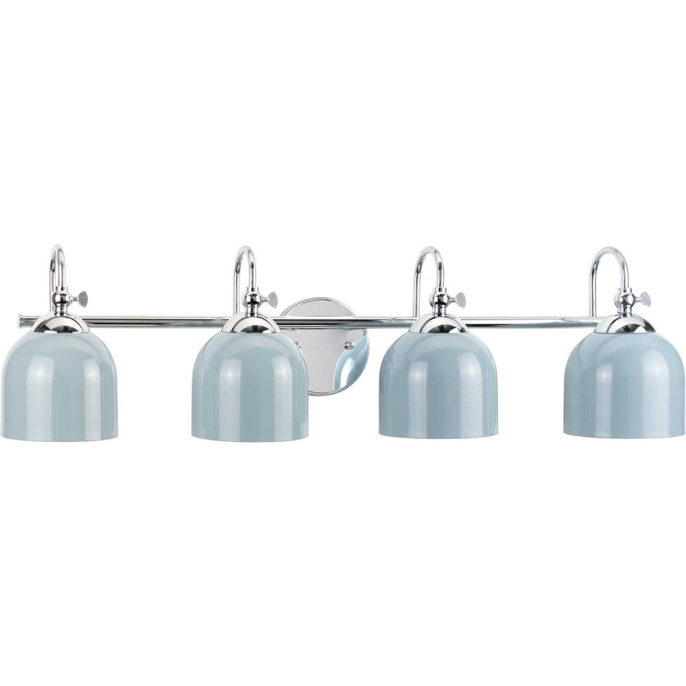 Progress Canada - Four Light Bath Vanity - Dalton - Polished Chrome- Union Lighting Luminaires Decor