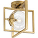 Progress Canada - One Light Semi-Flush Mount - Atwell - Brushed Bronze- Union Lighting Luminaires Decor