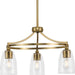 Progress Canada - Three Light Chandelier - Parkhurst - Brushed Bronze- Union Lighting Luminaires Decor