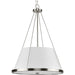 Progress Canada - Three Light Pendant - Saffert - Brushed Nickel- Union Lighting Luminaires Decor