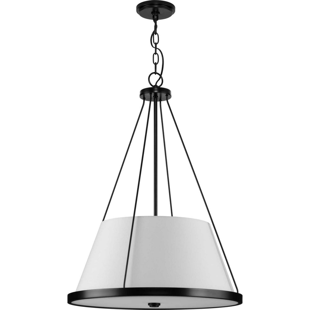 Progress Canada - Three Light Pendant - Saffert - Matte Black- Union Lighting Luminaires Decor