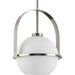 Progress Canada - One Light Pendant - Delayne - Brushed Nickel- Union Lighting Luminaires Decor
