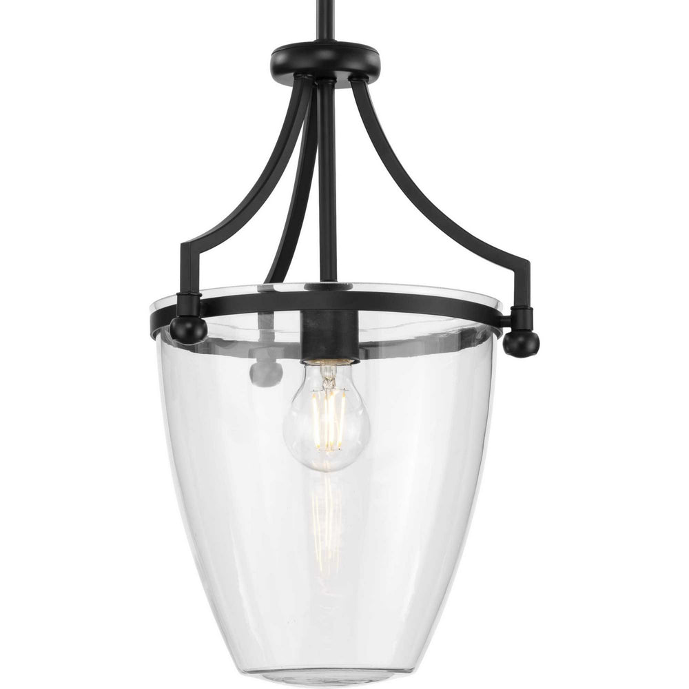 Progress Canada - One Light Pendant - Parkhurst - Matte Black- Union Lighting Luminaires Decor
