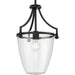 Progress Canada - One Light Pendant - Parkhurst - Matte Black- Union Lighting Luminaires Decor