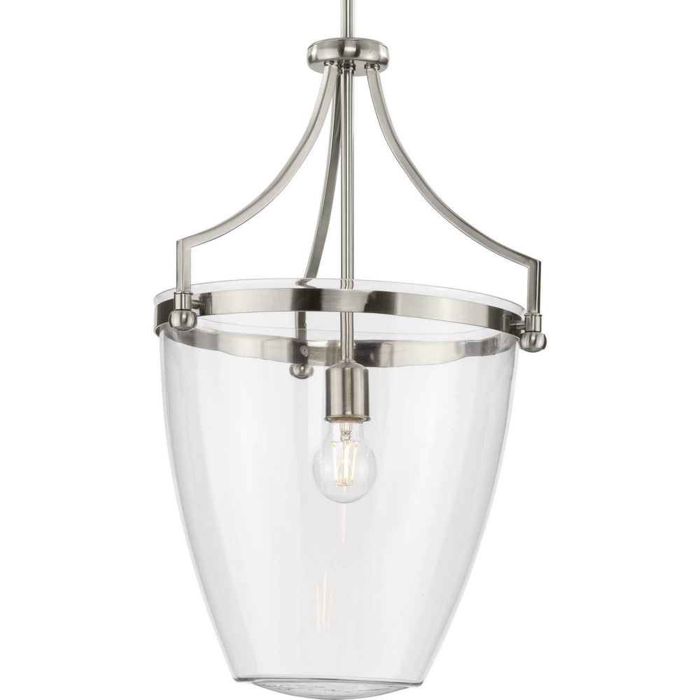 Progress Canada - One Light Pendant - Parkhurst - Brushed Nickel- Union Lighting Luminaires Decor