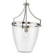 Progress Canada - One Light Pendant - Parkhurst - Brushed Nickel- Union Lighting Luminaires Decor