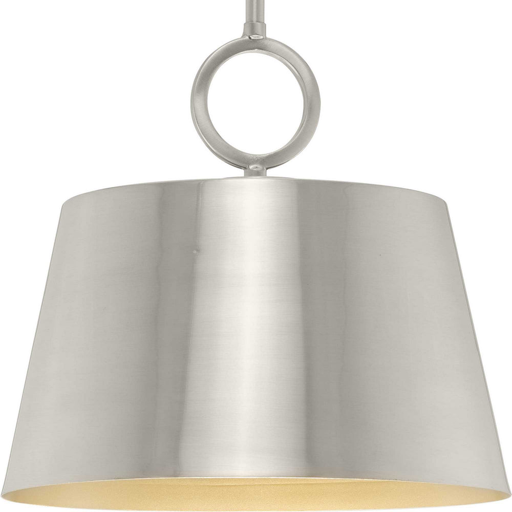 Progress Canada - One Light Pendant - Parkhurst - Brushed Nickel- Union Lighting Luminaires Decor